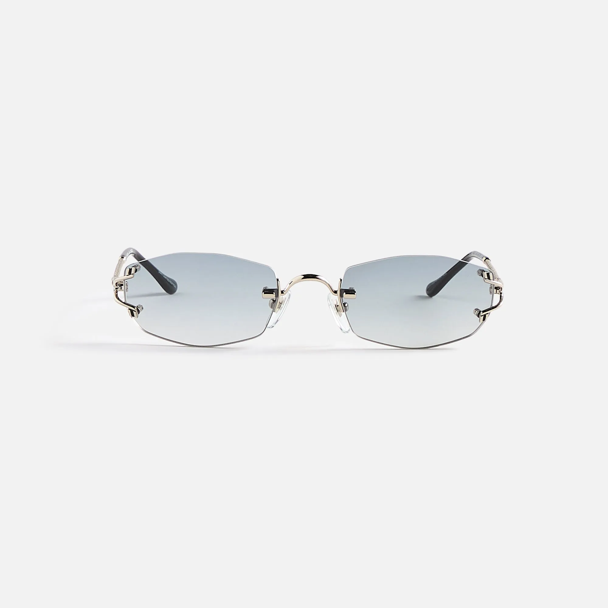 Vintage Frames Aspen Drill Mount 24KT White Gold - Silver sold by Kith