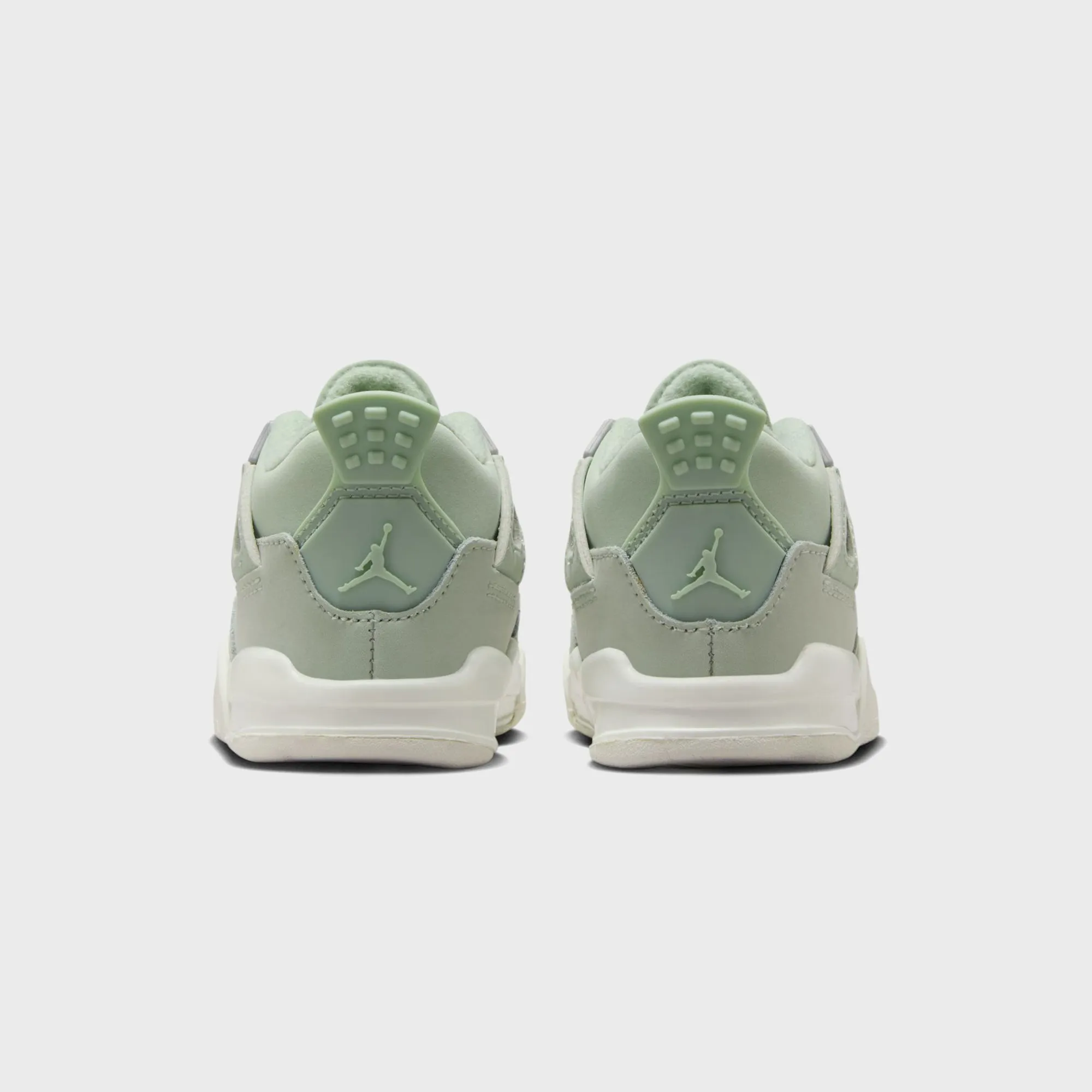 Nike TD Air Jordan 4 Retro S2 - Seafoam / Sail / Metallic Silver sold by Kith product image thumbnail 4