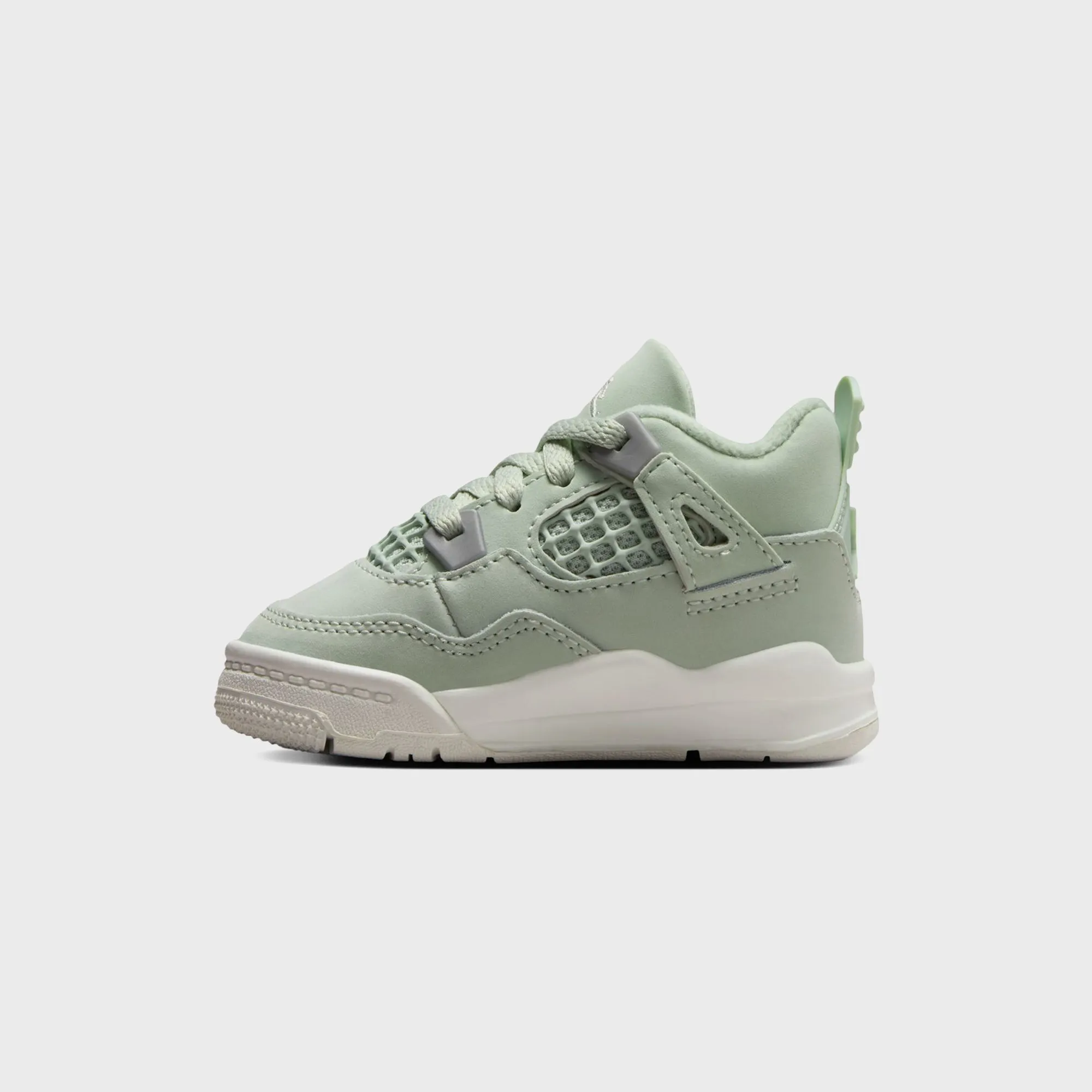 Nike TD Air Jordan 4 Retro S2 - Seafoam / Sail / Metallic Silver sold by Kith product image thumbnail 5