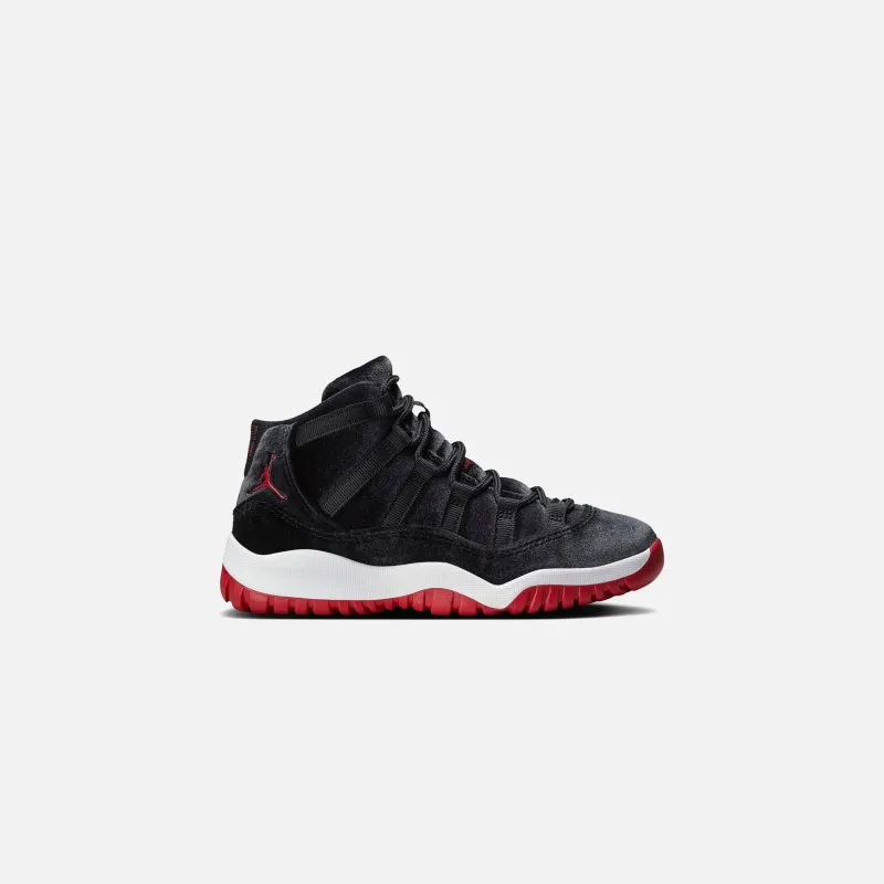 Jordan PS Air Jordan 11 Retro - Black / Gym Red / White sold by Kith