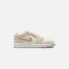 Nike GS Air Jordan 1 Low SE - Legend Light Brown / Archaeo Brown  / Sail / Neutral Grey sold by Kith