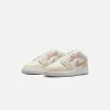 Nike GS Air Jordan 1 Low SE - Legend Light Brown / Archaeo Brown  / Sail / Neutral Grey sold by Kith
