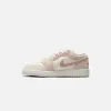 Nike GS Air Jordan 1 Low SE - Legend Light Brown / Archaeo Brown  / Sail / Neutral Grey sold by Kith