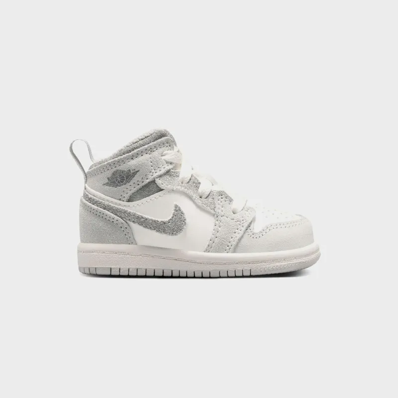Jordan TD Air Jordan 1 Mid SE - Neutral Grey / Smoke Grey sold by Kith