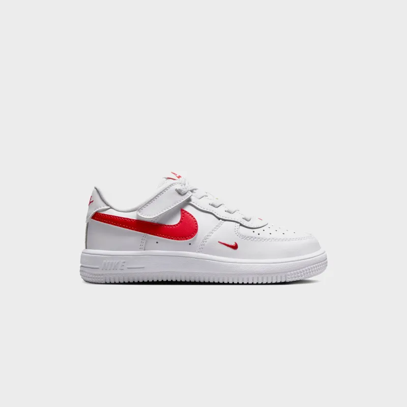 Nike PS Force 1 Low Easyon Stretch Lace Casual - White / University Red sold by Kith