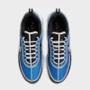 Nike Air Zoom Spiridon - Signal Blue / Metallic Luster / Black / White / University Red sold by Kith