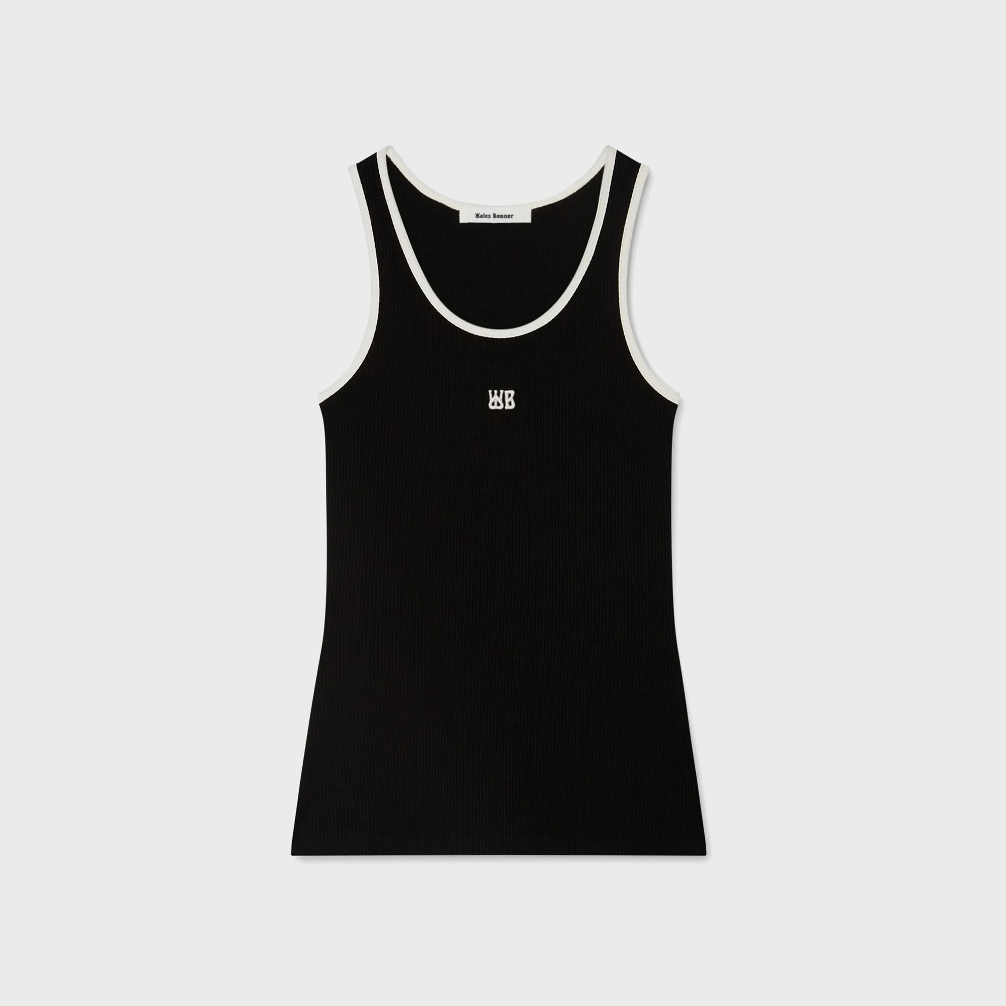 Wales Bonner Sonic Tank Top - Black sold by Kith