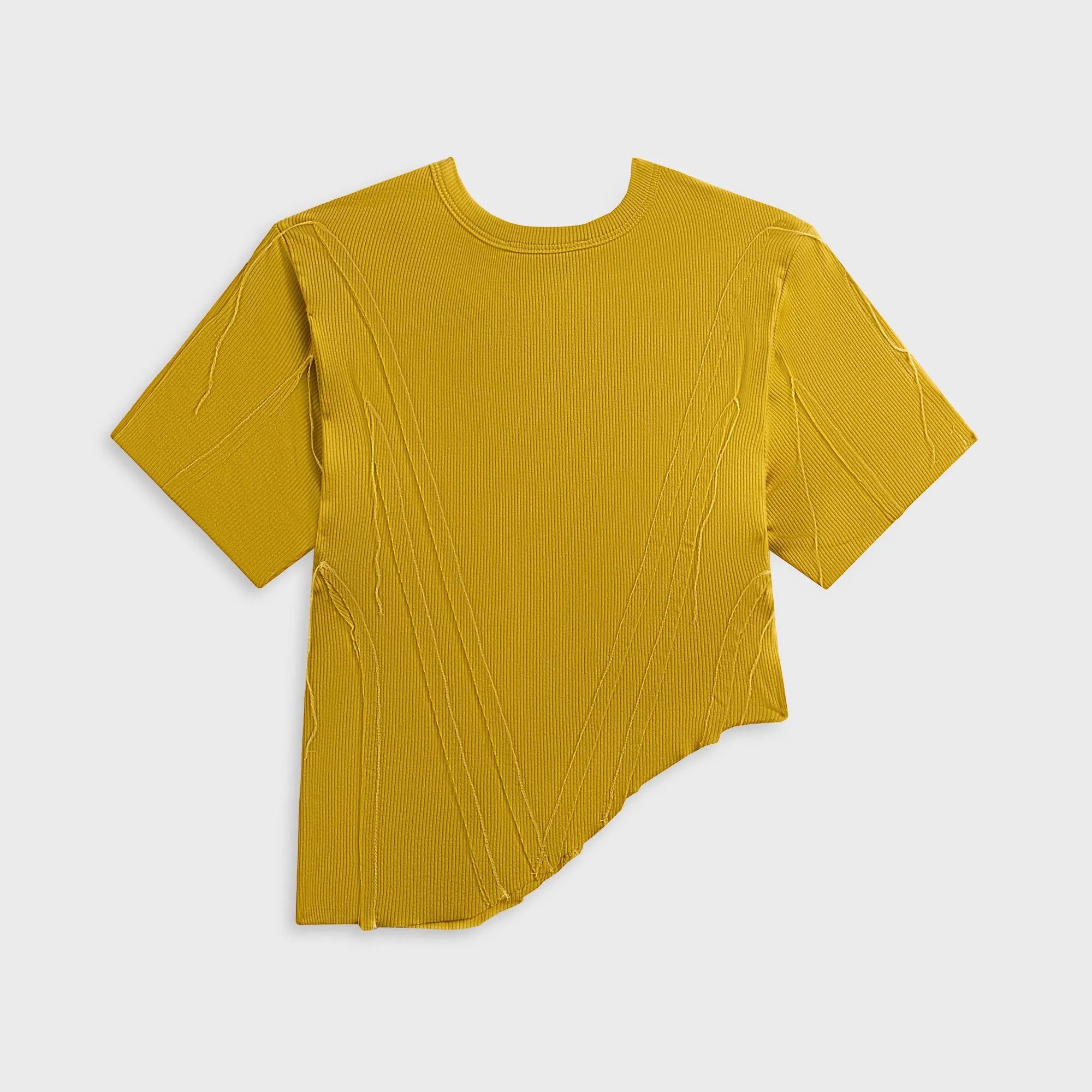 Sami Miro Vintage Asymmetric Short Sleeve Tee - Honey sold by Kith product image thumbnail 2