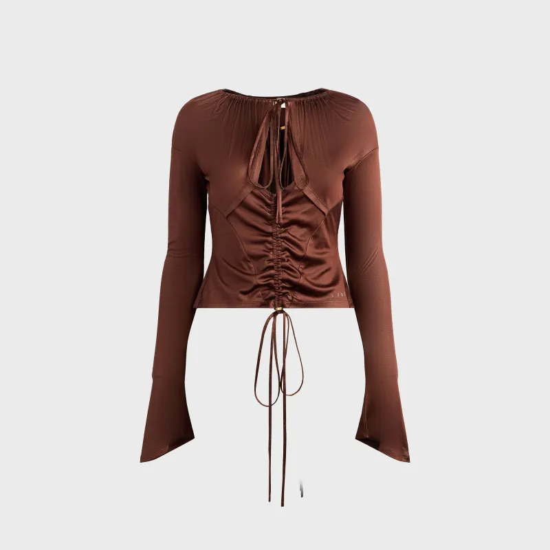 KNWLS CU Blouse - Brown sold by Kith