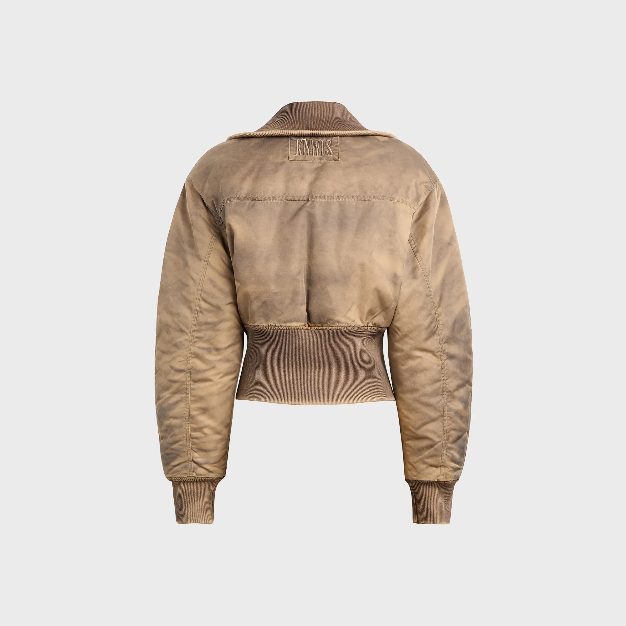 KNWLS Claw Bomber Jacket - Washed Dark Brown sold by Kith product image thumbnail 2