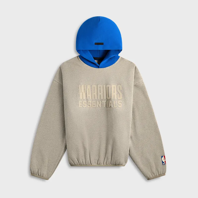 Essentials Warriors Core Fleece Pull Over Hoodie - Warm Heather / Blue sold by Kith