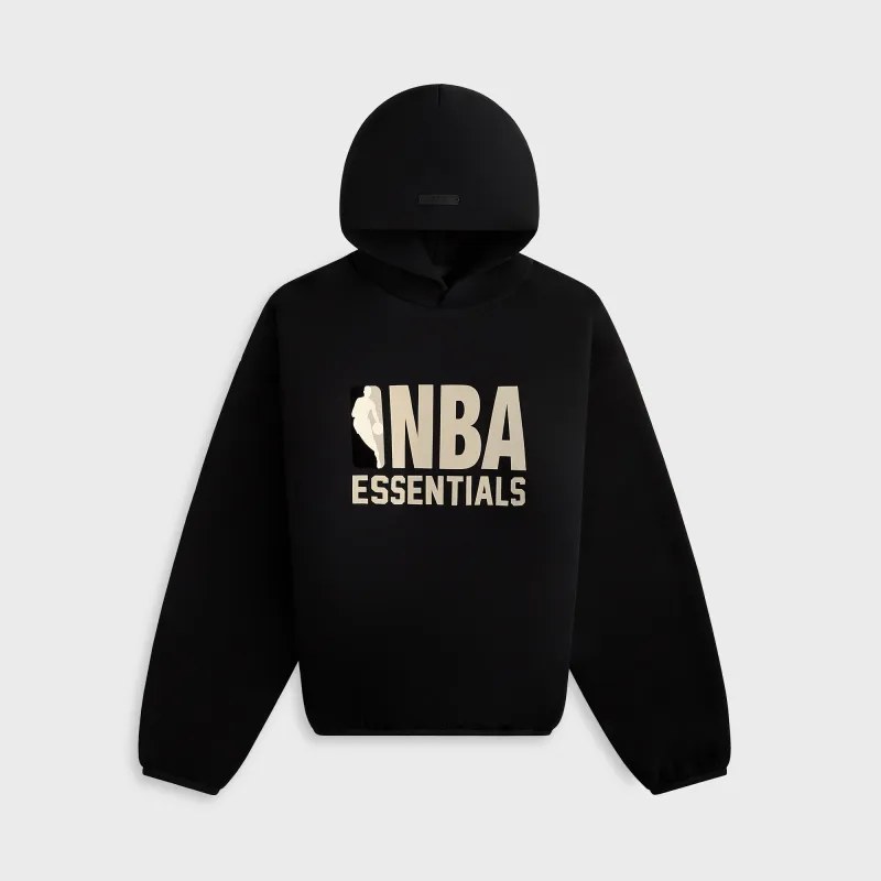 Essentials NBA Core Fleece Pull Over Hoodie - Black sold by Kith