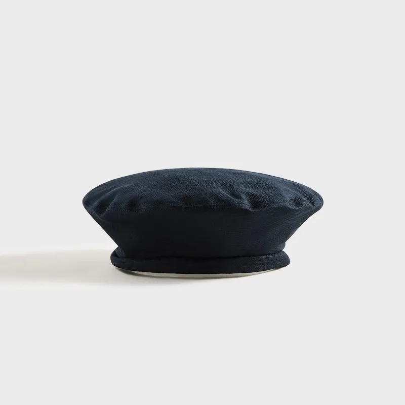 Engineered Garments Beret - A Dark Navy CL Java Cloth sold by Kith