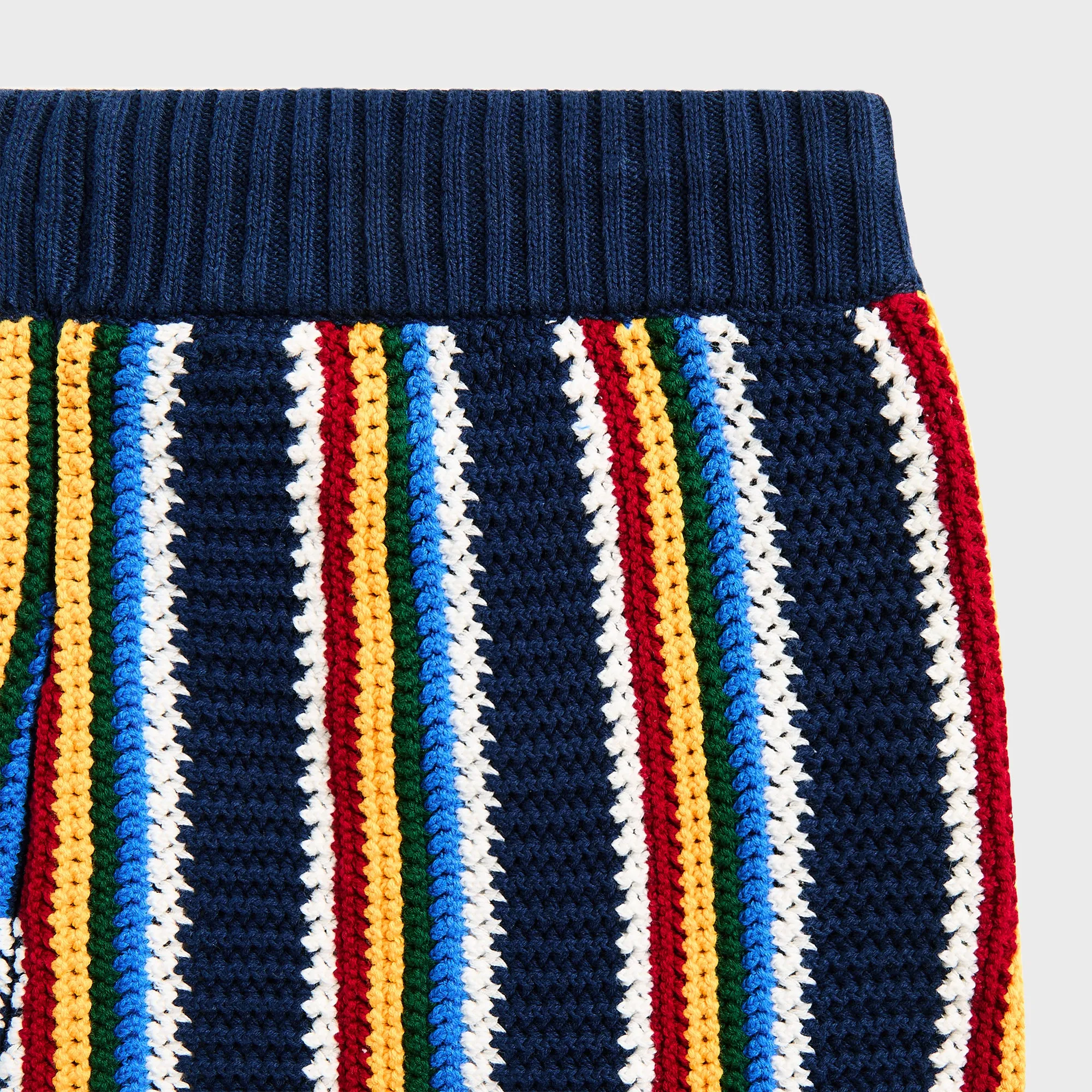 Casablanca Crochet Shorts - Navy sold by Kith product image thumbnail 3