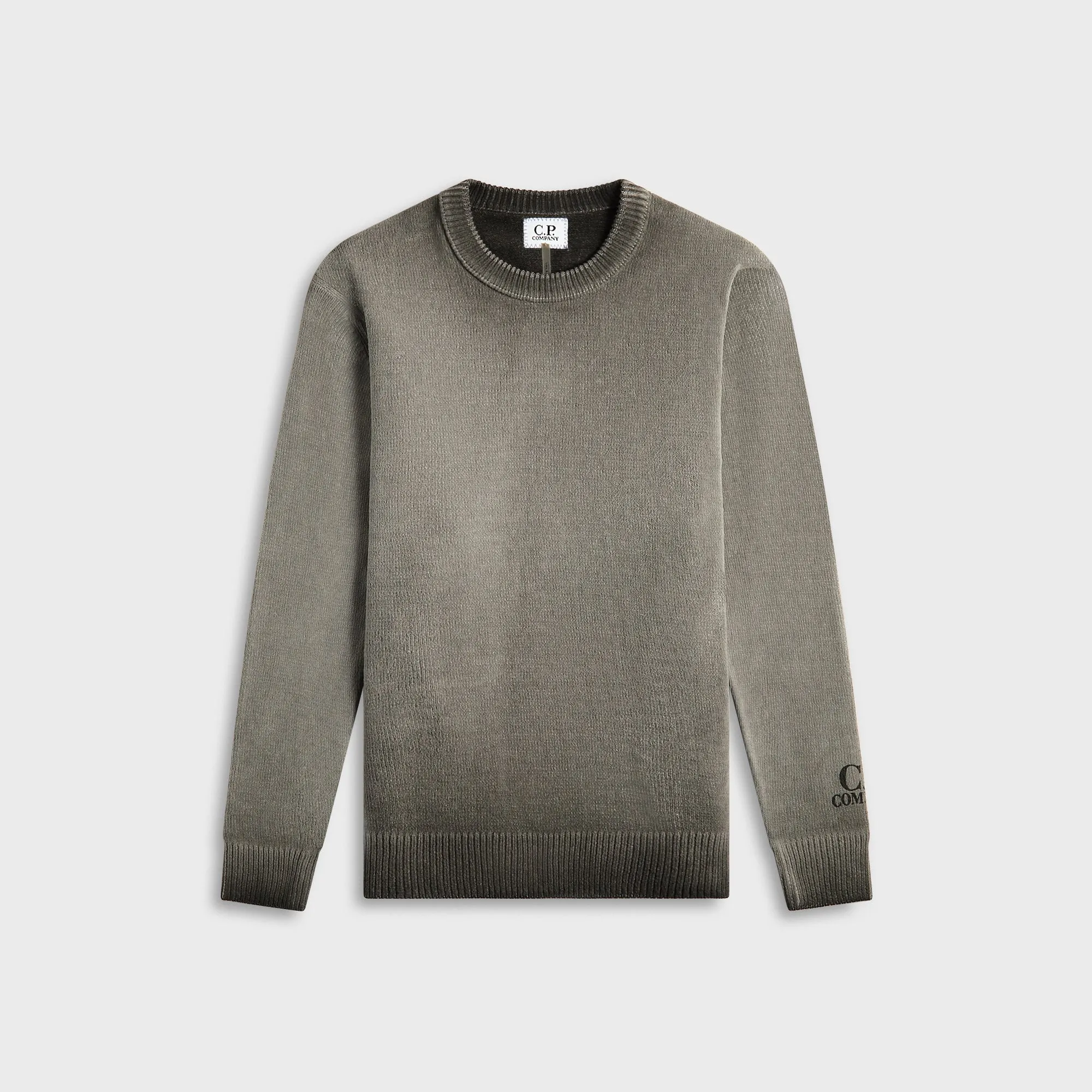 C.P. Company Chenille Cotton Knit - Smoked Pearl sold by Kith