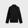 Barena Overshirt Cedrone Vion - Nero sold by Kith
