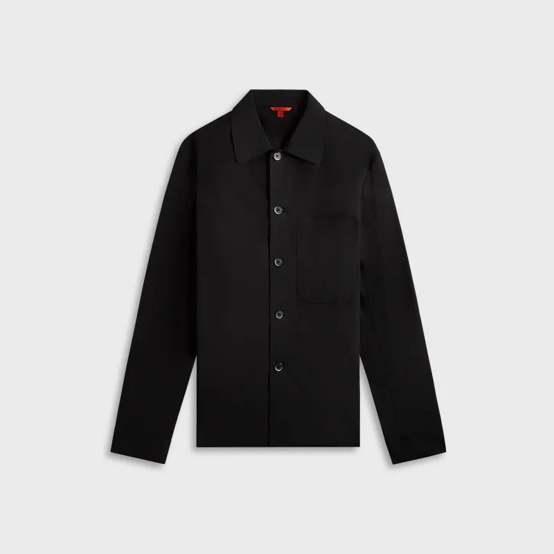 Barena Overshirt Cedrone Vion - Nero sold by Kith
