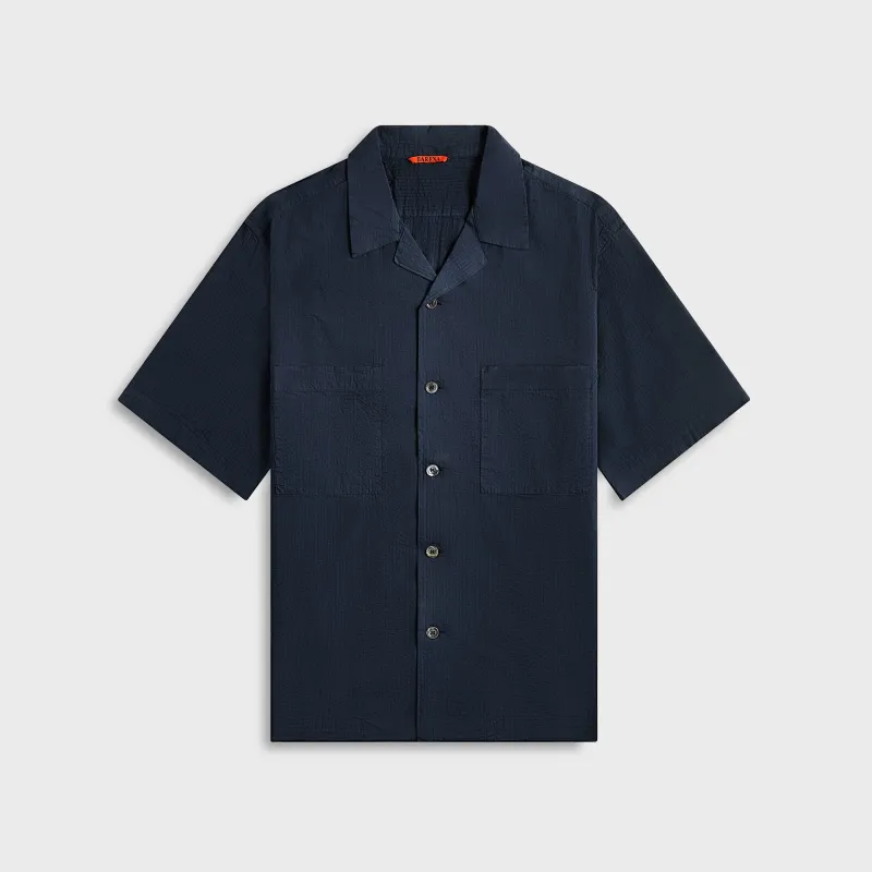 Barena Camicia Solana Lassa Shirt - Navy sold by Kith