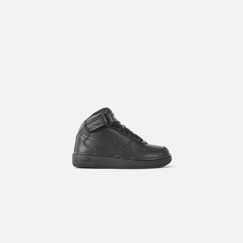 Nike PS Air Force 1 Mid - Triple Black sold by Kith