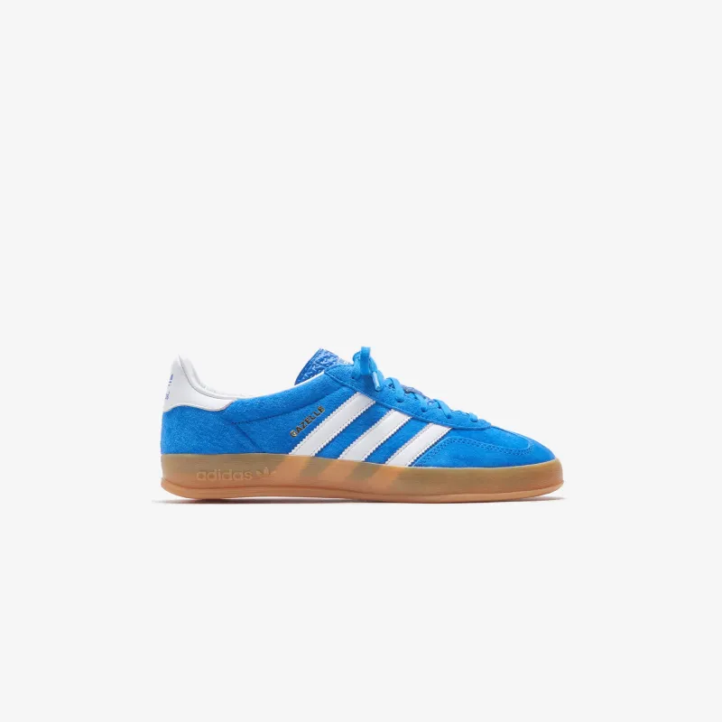 adidas Gazelle Indoor - Blue Bird / Cloud White sold by Kith