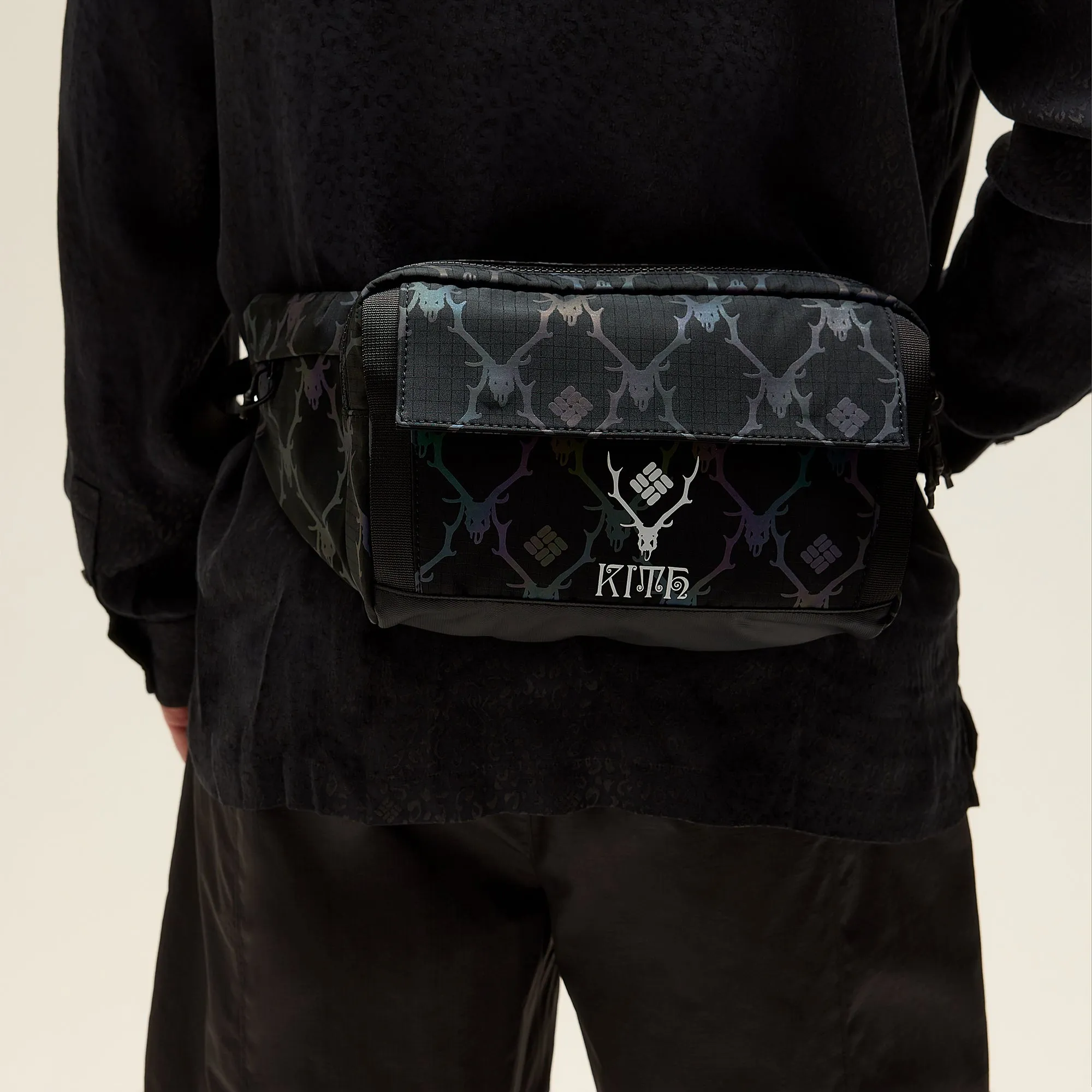 Kith & South2 West8 for Columbia Ripstop Nylon Hip Bag - Black sold by Kith product image thumbnail 3