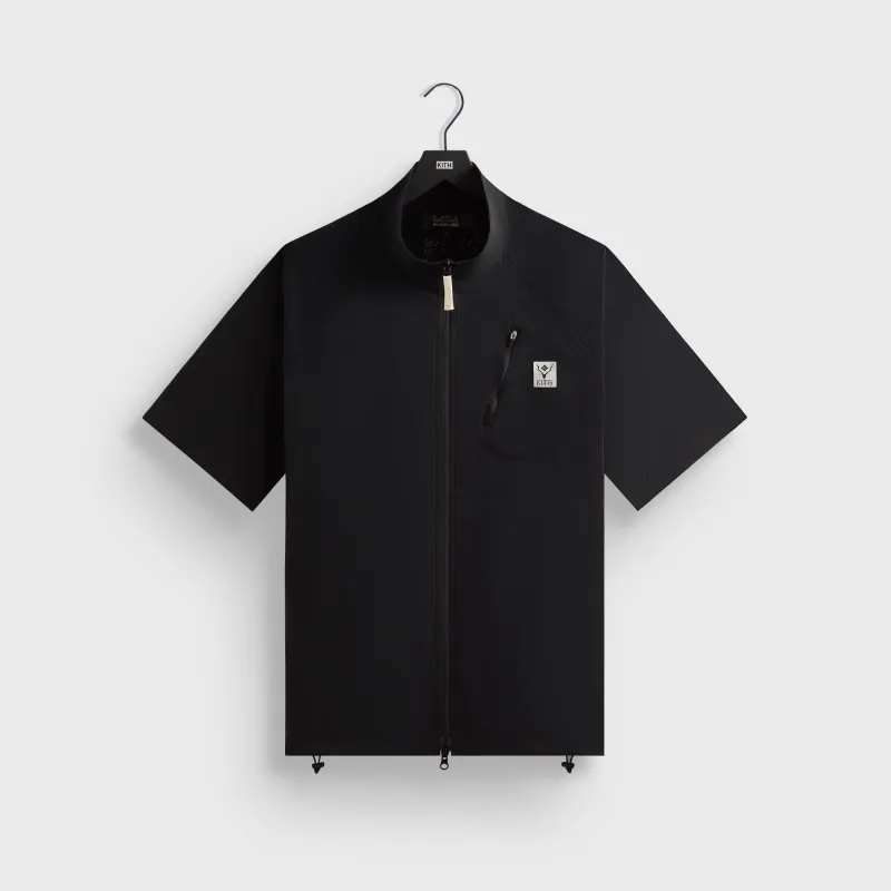 Kith & South2 West8 for Columbia S.L. Zipped Trail Short Sleeve Shirt - Black sold by Kith