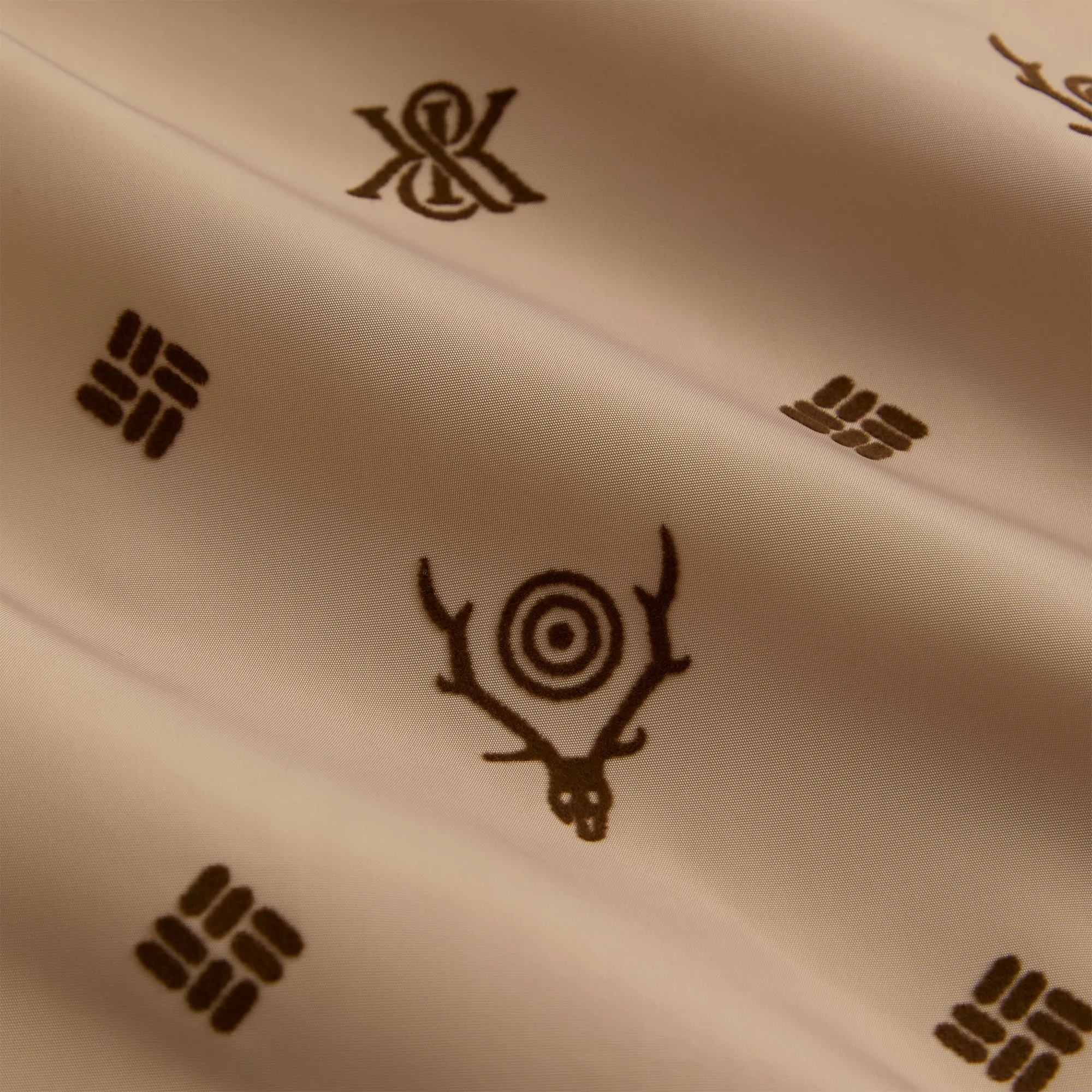 Kith & South2 West8 for Columbia Flocked Monogram Coaches Jacket - Hue sold by Kith product image thumbnail 5