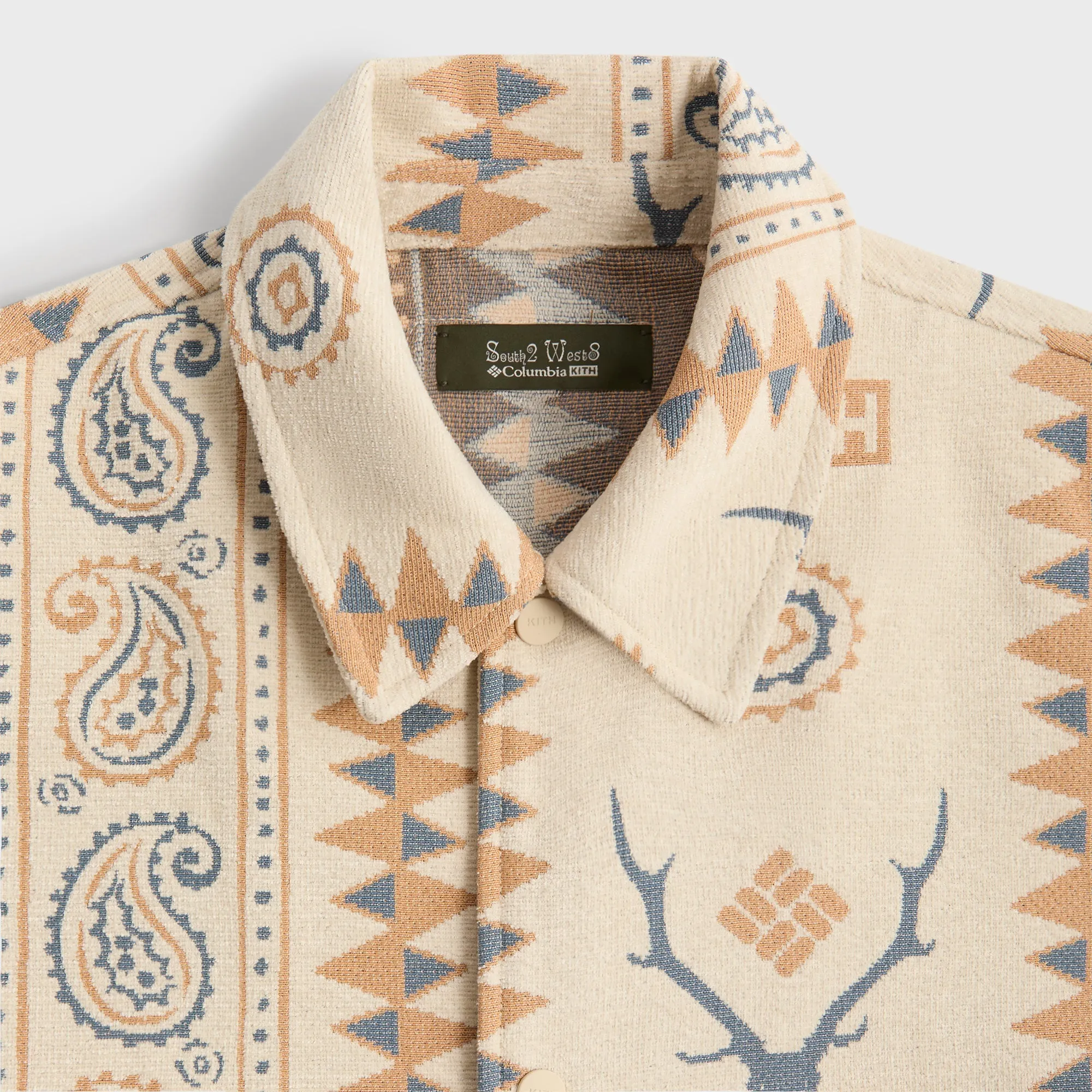 Kith & South2 West8 for Columbia Tapestry Coaches Jacket - Waffle sold by Kith product image thumbnail 4