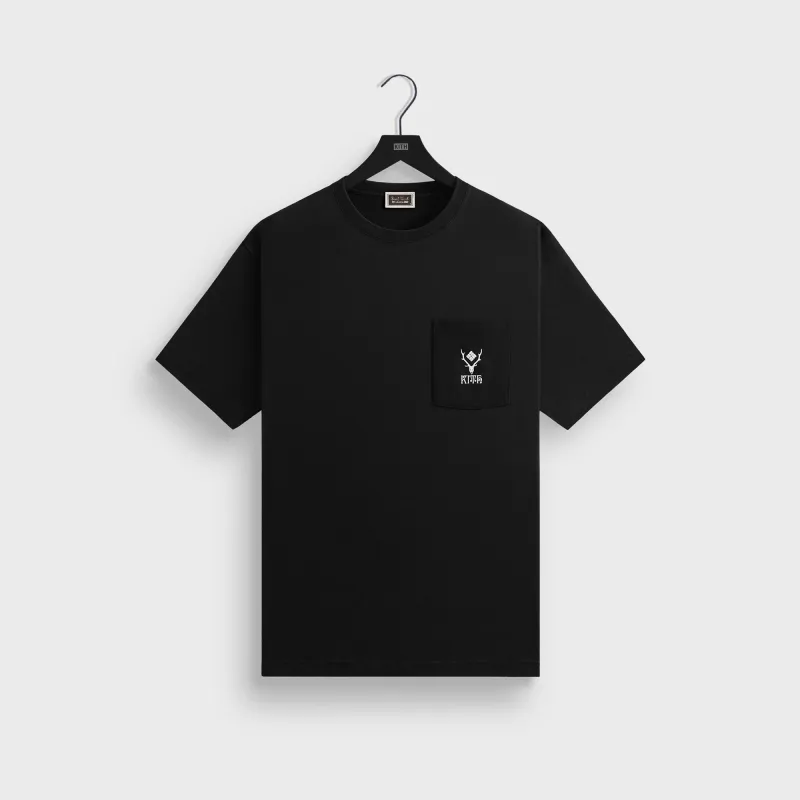 Kith & South2 West8 for Columbia City Pocket Tee - Black sold by Kith