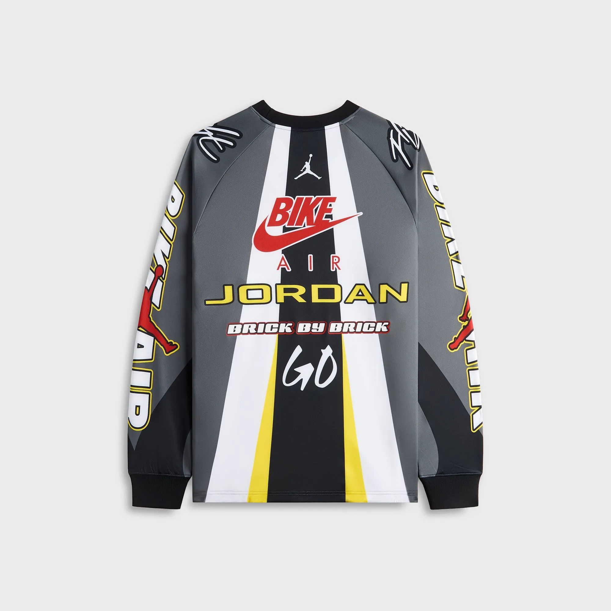 Jordan x Nigel Sylvester Bike Air Jersey - Iron Grey / Black / Cinnabar sold by Kith product image thumbnail 2