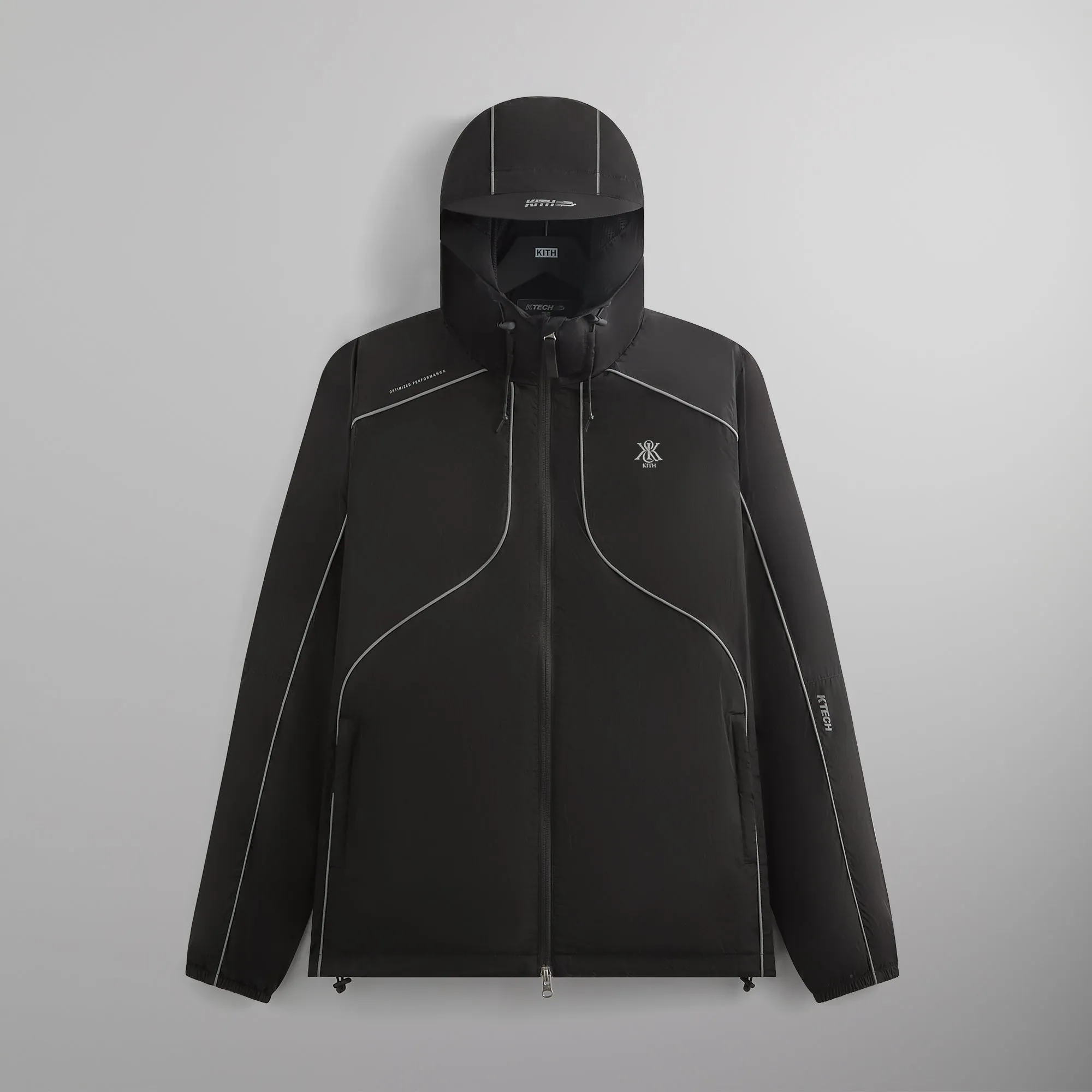 Kith Nylon Bolt Shell Jacket - Black sold by Kith