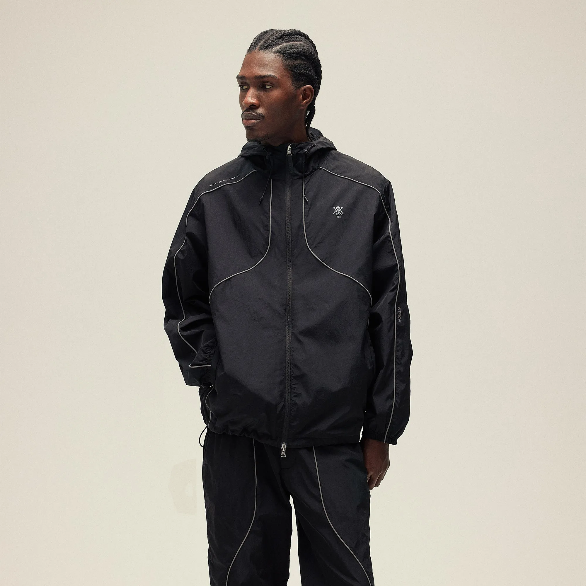Kith Nylon Bolt Shell Jacket - Black sold by Kith product image thumbnail 2