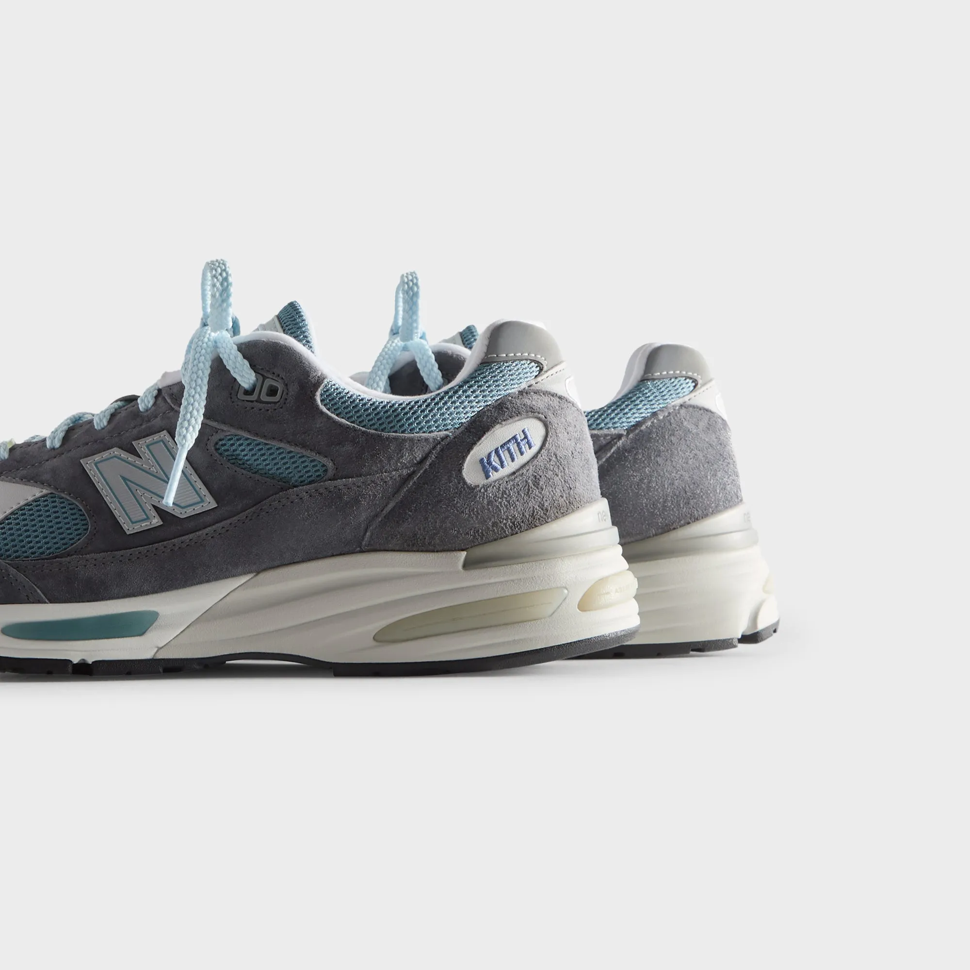 Kith & New Balance Made in UK 991V2 - Asphalt / Lead / Oyster Mushroom sold by Kith product image thumbnail 4