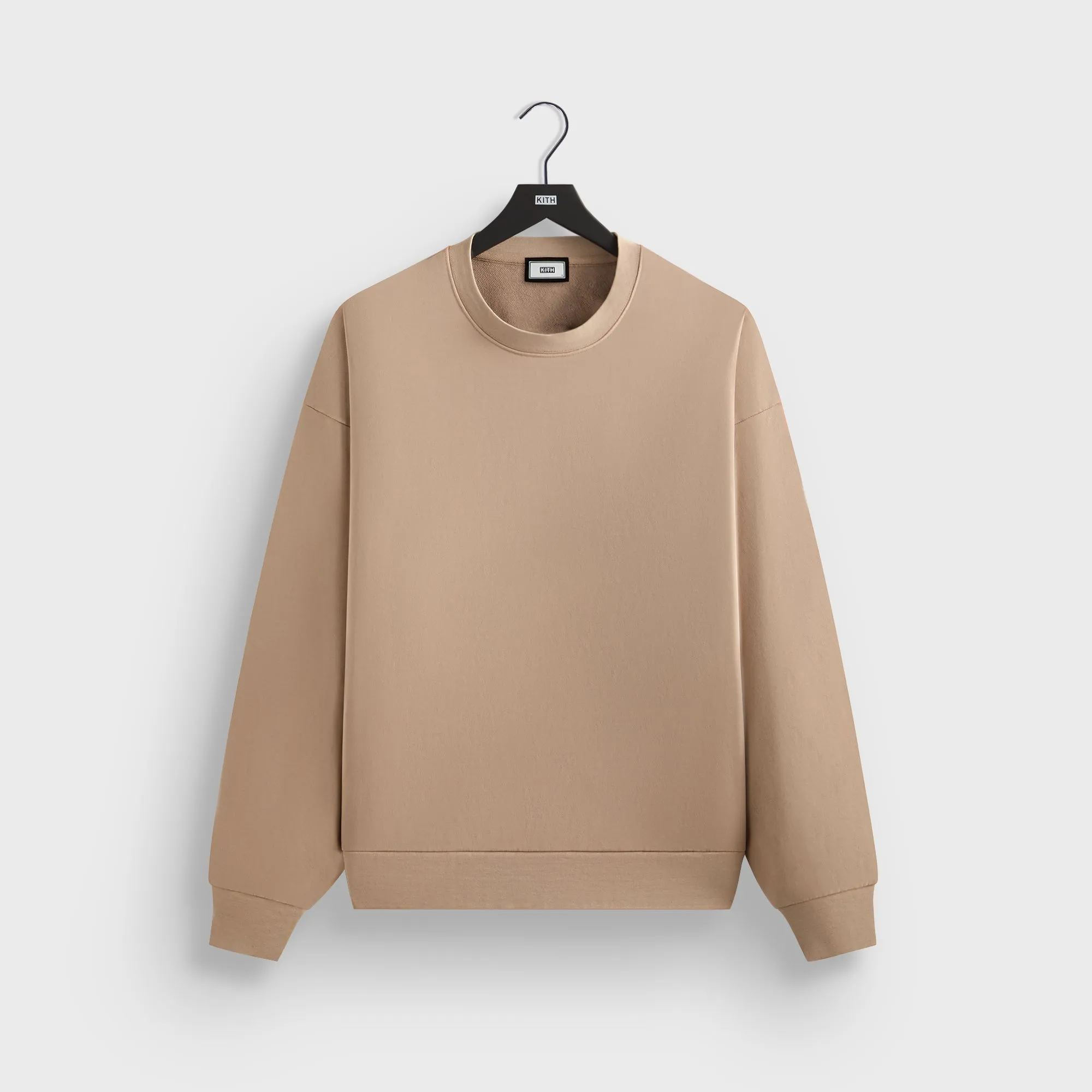 Kith 101 Compact Fleece Nelson Crewneck - Mound sold by Kith