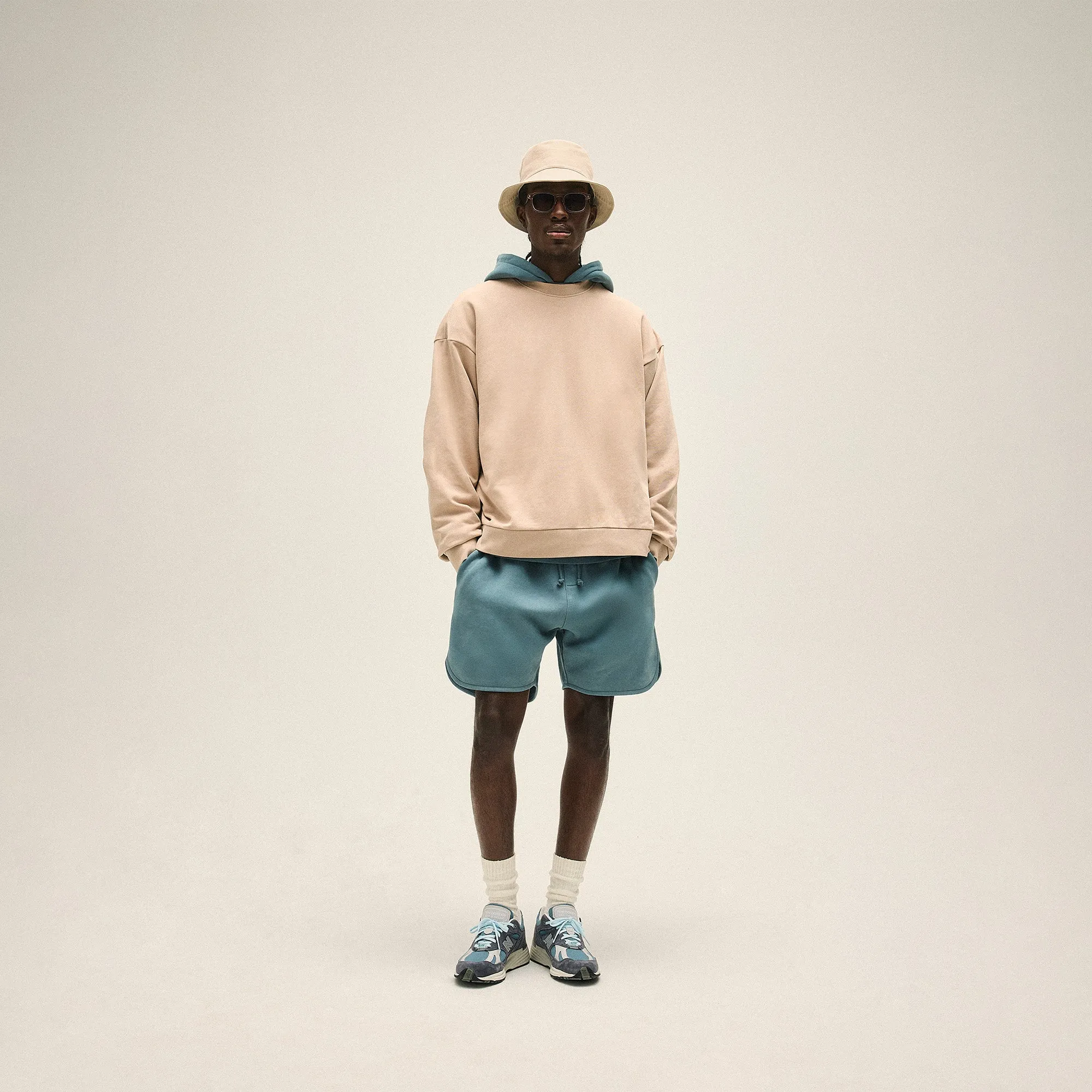 Kith 101 Compact Fleece Nelson Crewneck - Mound sold by Kith product image thumbnail 2