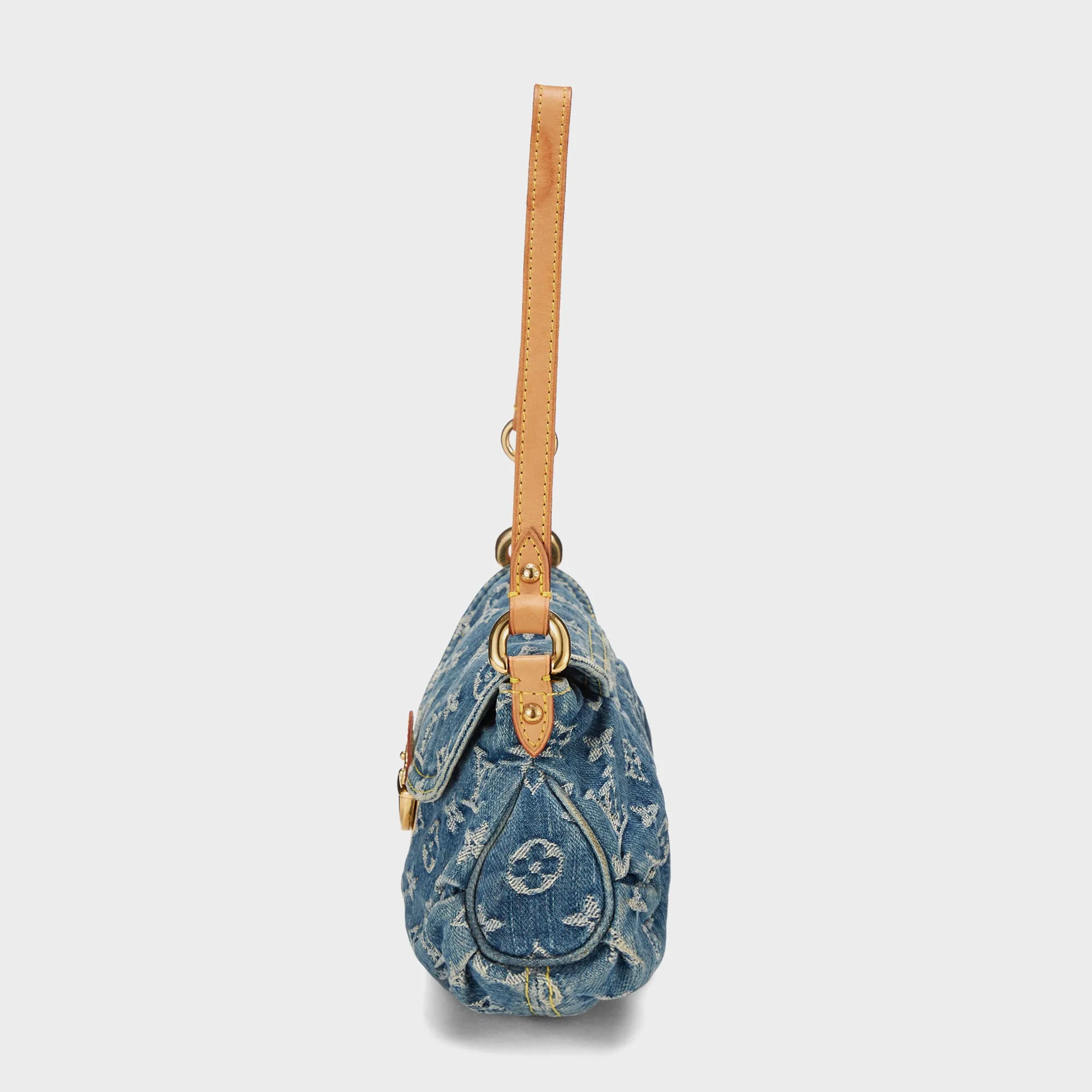 WGACA Louis Vuitton Denim Pleaty Mini - Blue sold by Kith product image thumbnail 4