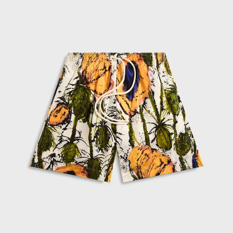 Wales Bonner Althea Shorts - Poppy Yellow sold by Kith