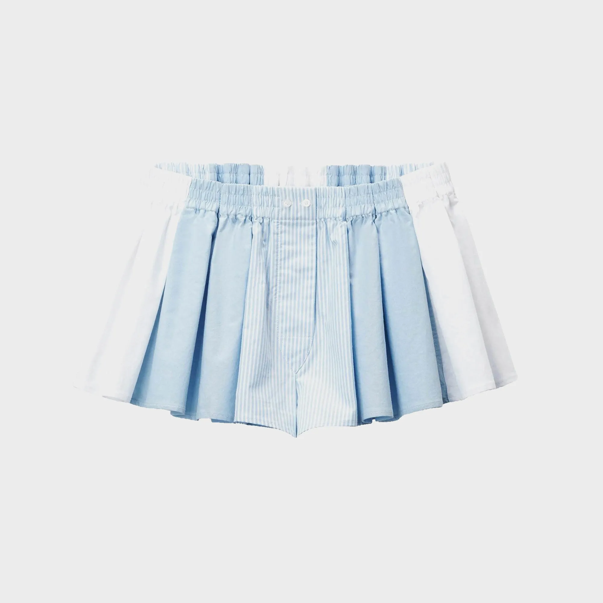 T by Alexander Wang Pleated Boxer Short - Blue sold by Kith