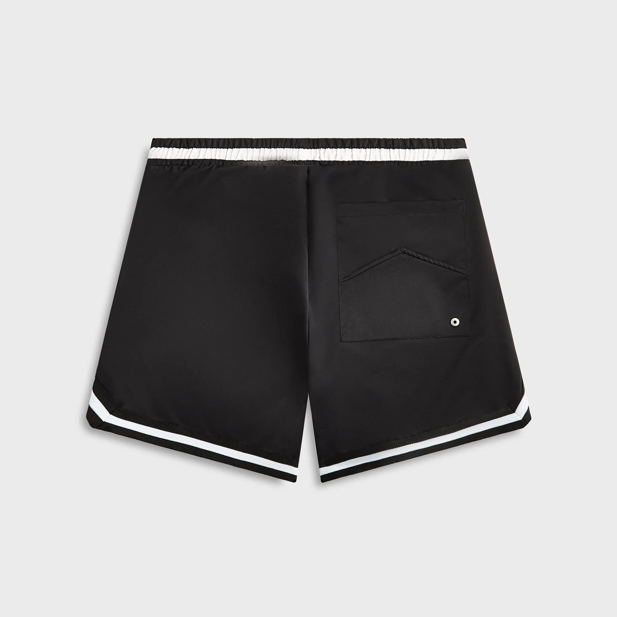 Rhude Logo Basketball Swim Shorts - Black / White sold by Kith product image thumbnail 2
