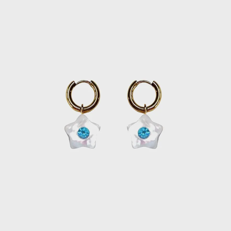 Notte Star Glow Earrings - Blue sold by Kith