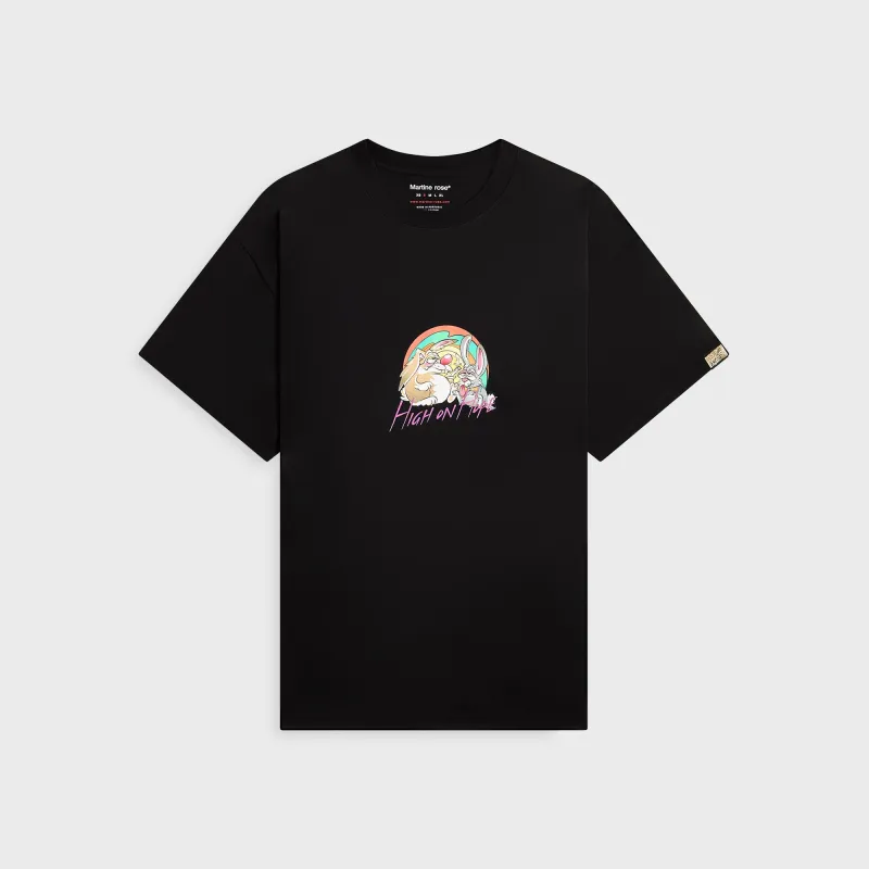 Martine Rose Oversized Tee - Black High On Hope made by Martine Rose