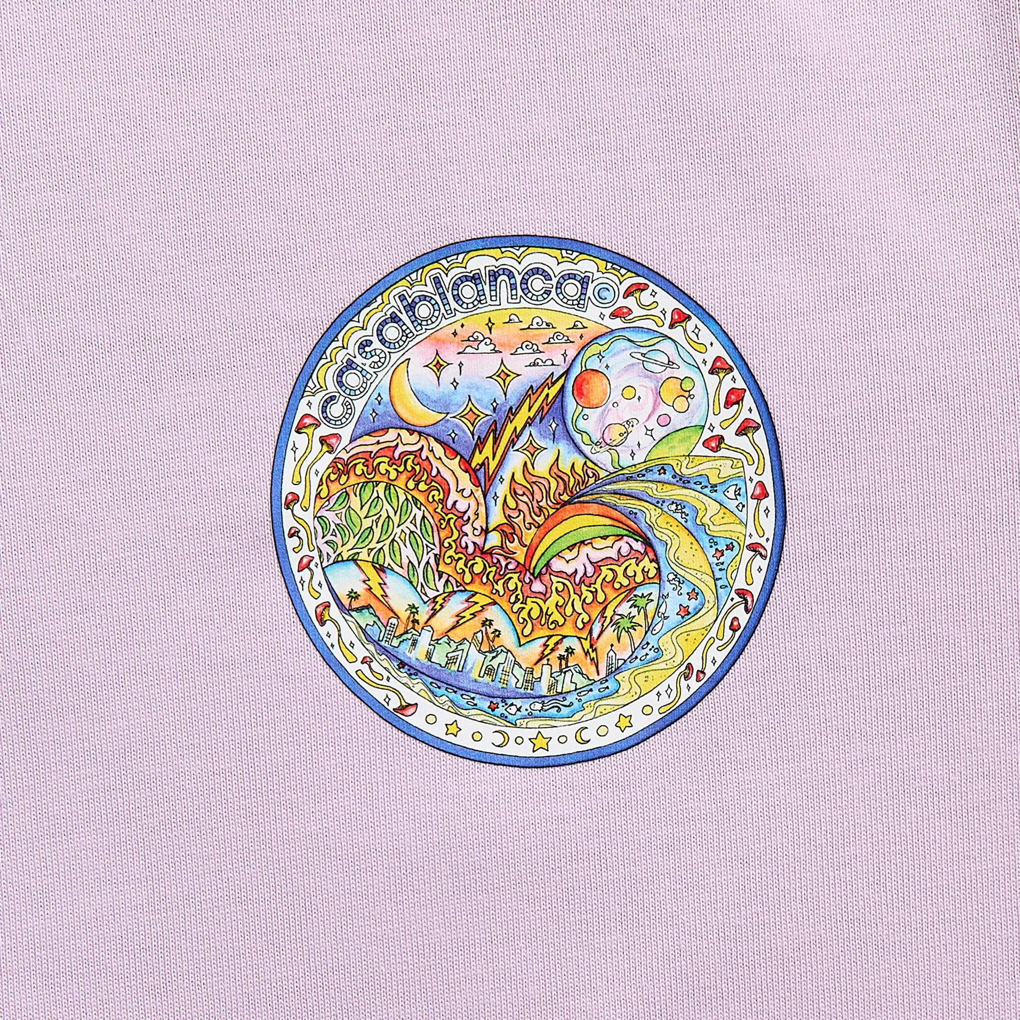 Casablanca The Four Elements Printed Tee - Purple sold by Kith product image thumbnail 2