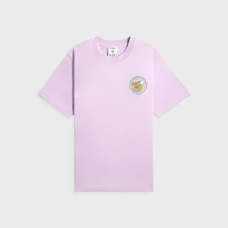 Casablanca The Four Elements Printed Tee - Purple sold by Kith