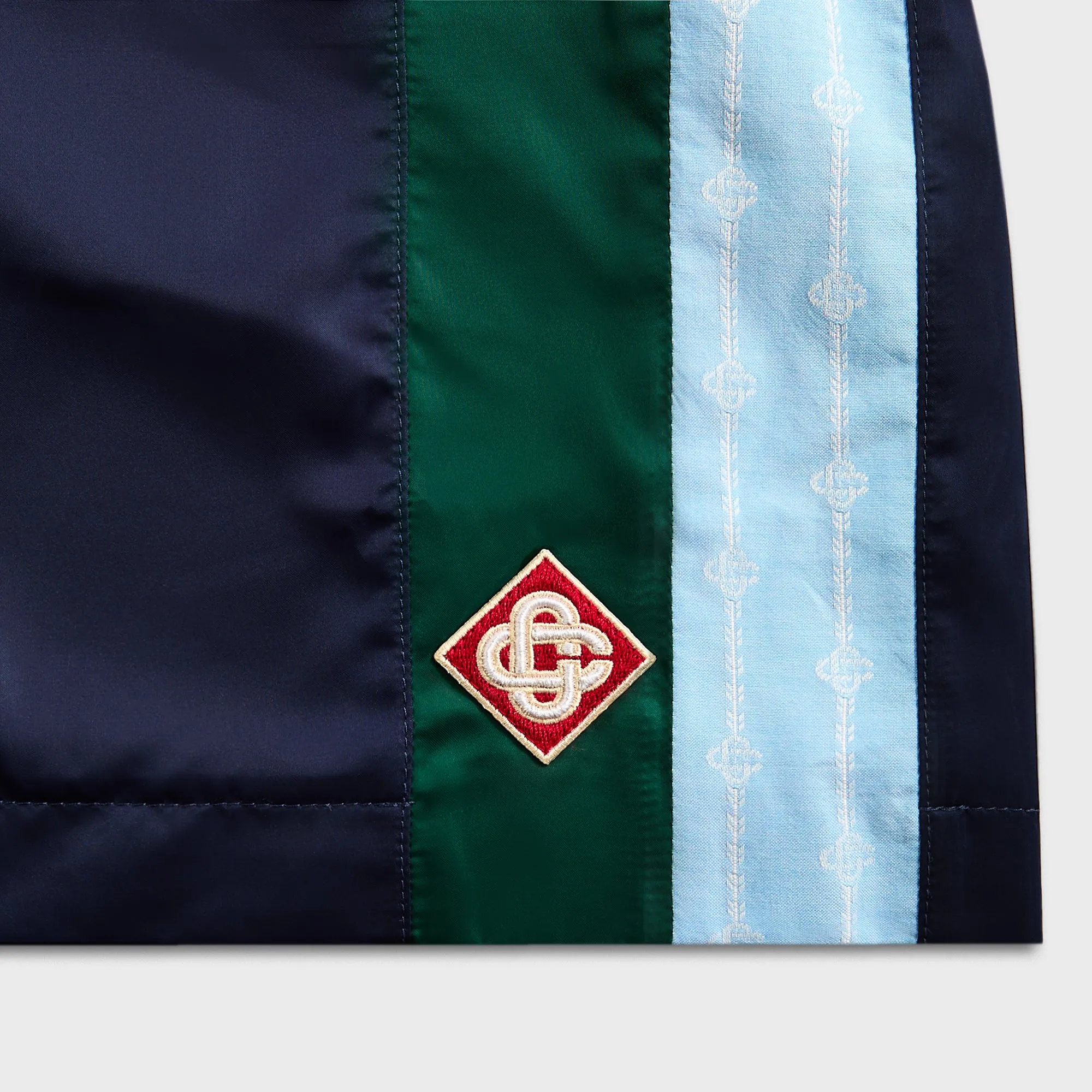 Casablanca Nylon Pleated Track Short - Navy sold by Kith product image thumbnail 3