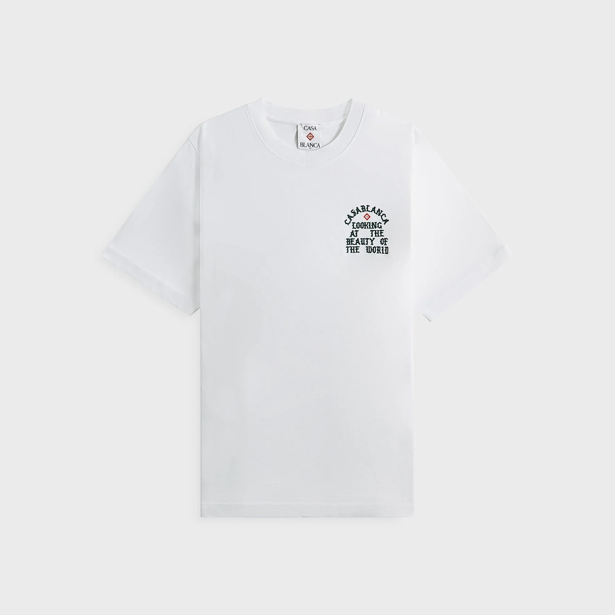 Casablanca Looking At The Beauty Of The World Printed Tee - White sold by Kith