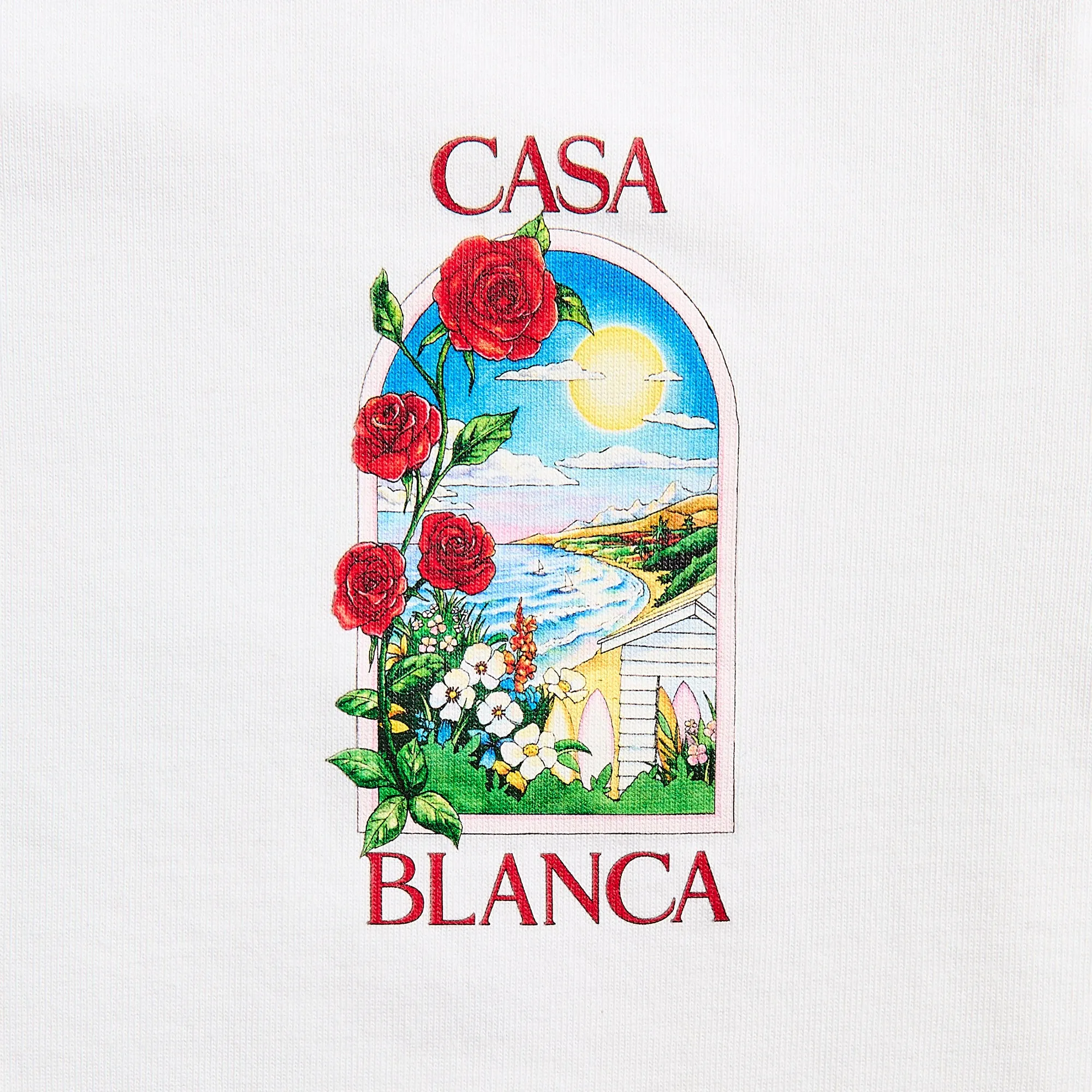 Casablanca La Days Printed Tee - White sold by Kith product image thumbnail 3