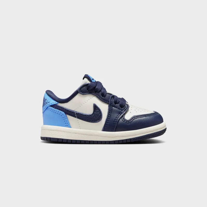 Jordan TD Air Jordan 1 Retro Low OG - Obsidian / University Blue sold by Kith