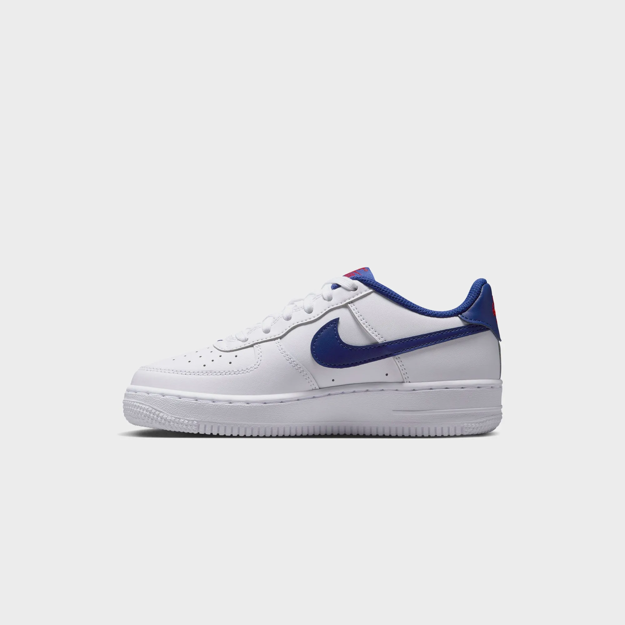 Nike GS Air Force 1 - White / University Red / Deep Royal Blue sold by Kith product image thumbnail 5