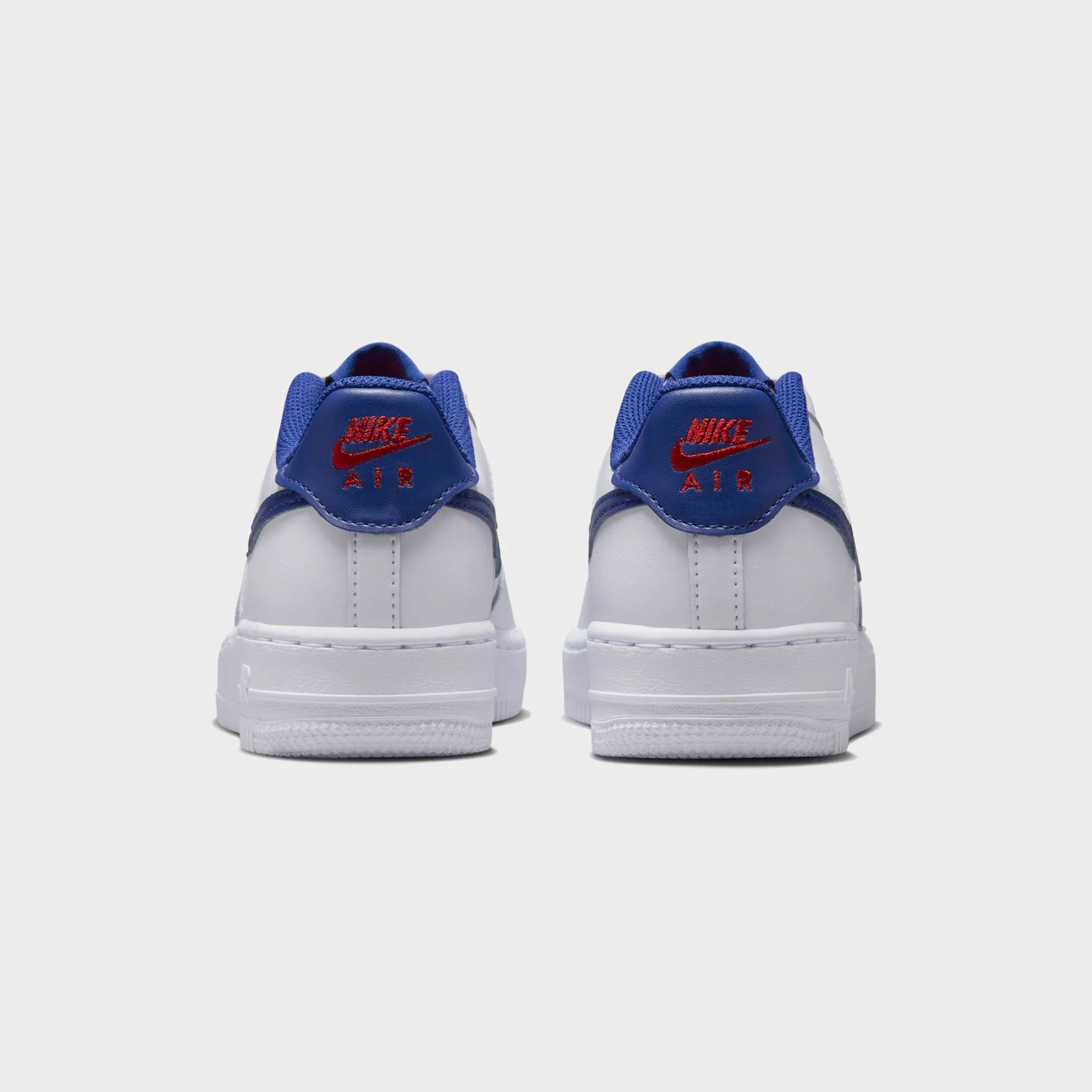 Nike GS Air Force 1 - White / University Red / Deep Royal Blue sold by Kith product image thumbnail 3
