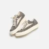 Rick Owens DRKSHDW Vintage Sneakers - Dust / Milk / Milk Scarpe sold by Kith